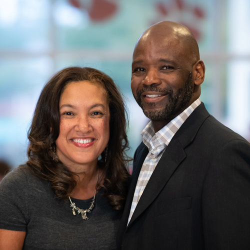 Tyrone Adams '87 and Sandra D. Adams '86